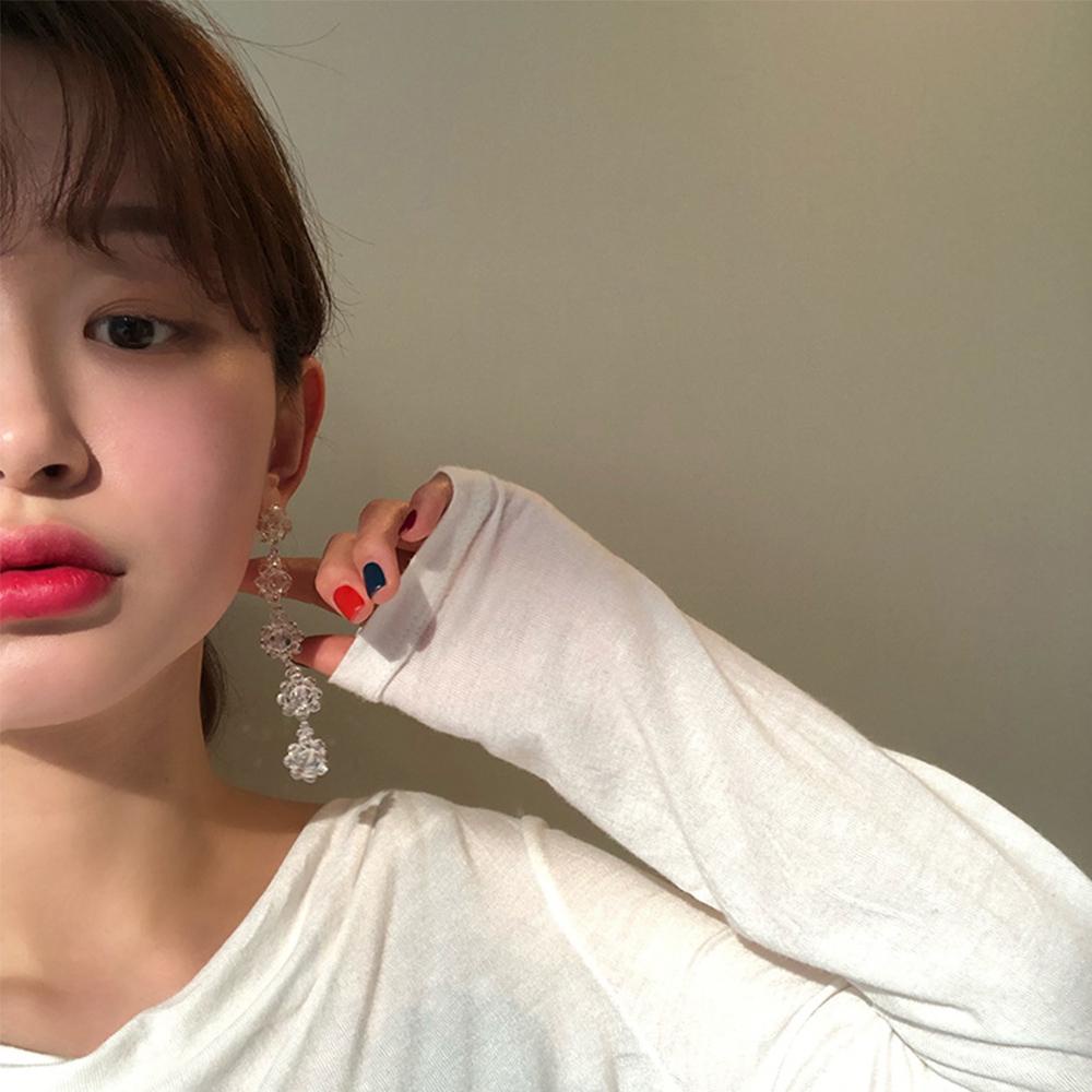 Vanes1 Bông Tai Hình Hoa Phong Cách Vintage Hàn Quốc Ngọt Ngào|Trang Sức Thời Trang