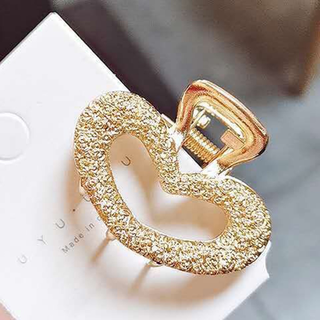 Chúc may mắn| Kẹp Tóc Hình Nơ / Chữ Nhật / Trái Tim / Mặt Trăng / Elip Xinh Xắn