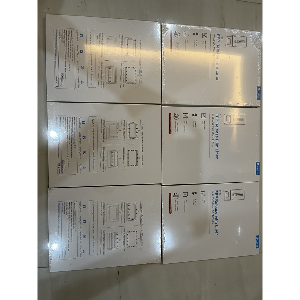 5 Tấm FEP thay Thế Elegoo Mars 2 Pro 2K