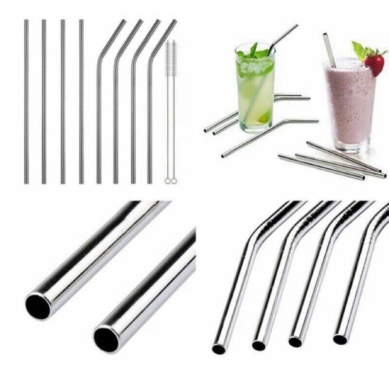 Ống hút Inox 304 chất lượng cao từ Ống Hút ECO.