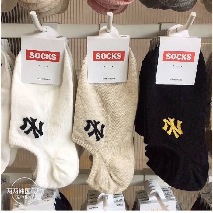 Ny Vớ cotton Thể Thao Màu Hồng Vô Hình Thoáng Khí Chống Trượt Thời Trang Mùa Hè Cho Nữ