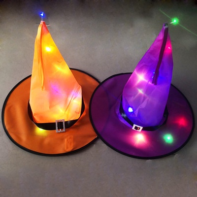 Đèn Lồng LED Hình Nón Phù Thủy Trang Trí Halloween