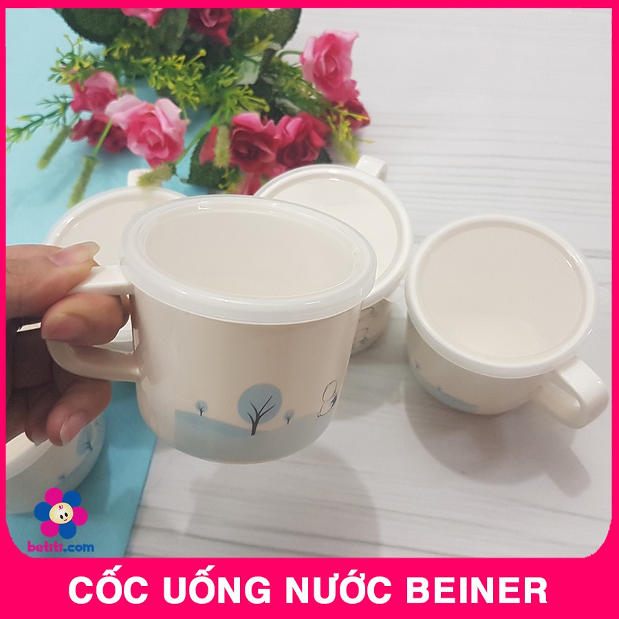 Cốc có nắp đậy beiner tiện lợi cho bé ăn dặm - 4712430165056 - ảnh sản phẩm 1