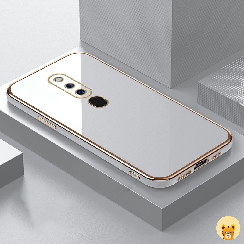 Ốp Điện Thoại Mạ Điện 7 Màu Sang Trọng Đơn Giản Dành Cho Oppo F11 Pro