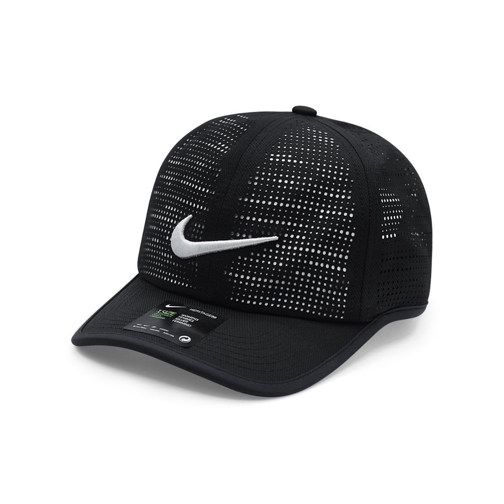 Mũ lưỡi trai nam nữ thương hiệu NIKE chất liệu dù lazer có lỗ thoáng khí size nhỏ