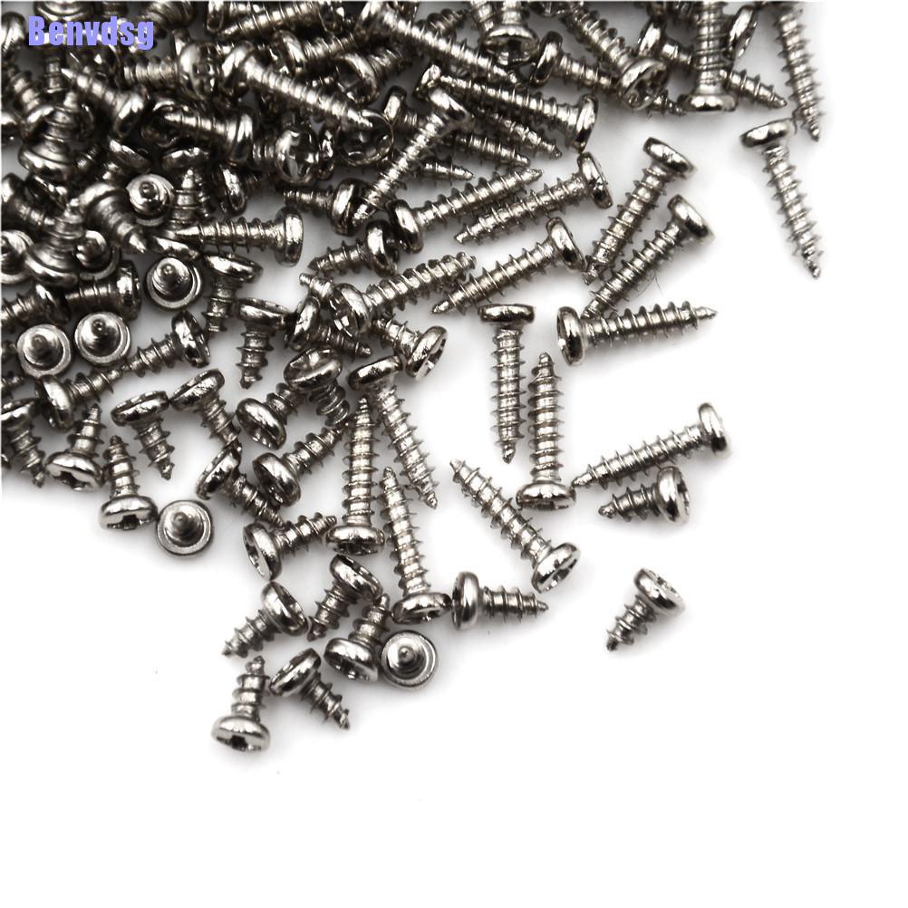 Set 100 ốc vít đầu tròn rãnh chữ thập đường kính m2 chuyên dụng