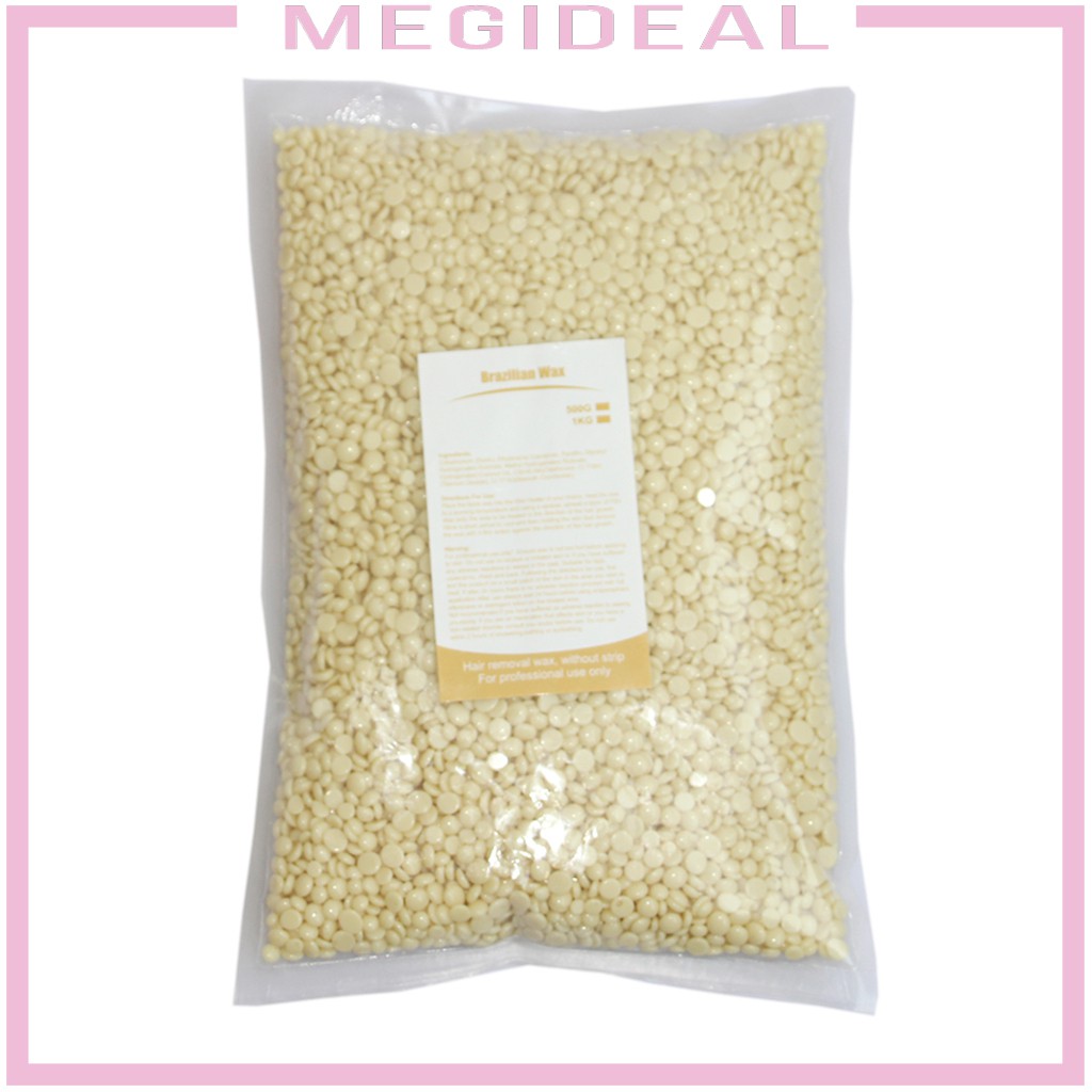 500g, Hard Wax Beans, Bikini Pearl Hot Waxing Beads Facial Hair Removal Depilatory for Arm Face Body Eyebrow Nose Leg