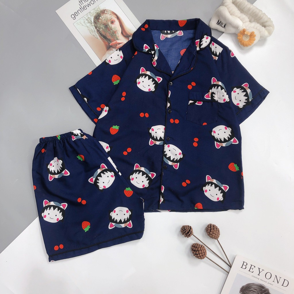 [Bộ Ngủ Pijama Đùi]-Vải Kate Thái Loại 1-Hàng Thiết Kế. | BigBuy360 - bigbuy360.vn