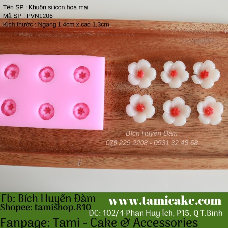 Khuôn silicon hoa mai