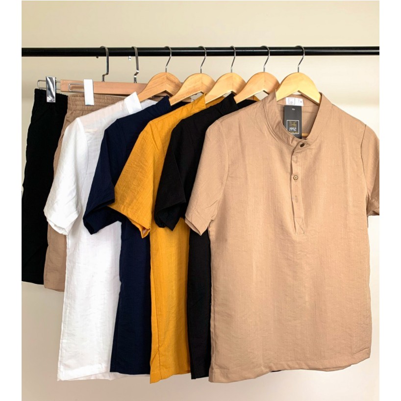 Bộ Quần Áo Đũi Nam chất vải đũi thái loại dày MENTINO STORE BD01 | BigBuy360 - bigbuy360.vn