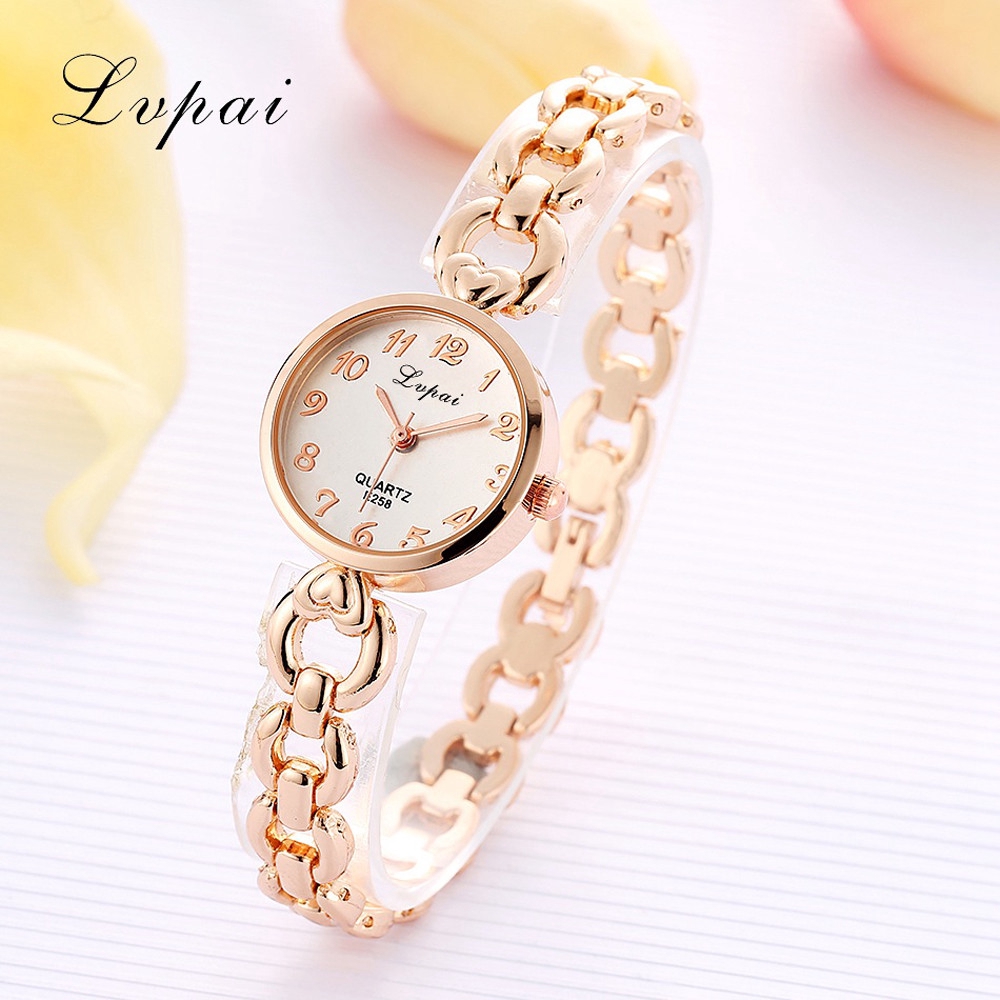 Đồng Hồ Đeo Tay Máy Quartz Dây Thép Không Gỉ Đính Đá Thời Trang Cho Nữ