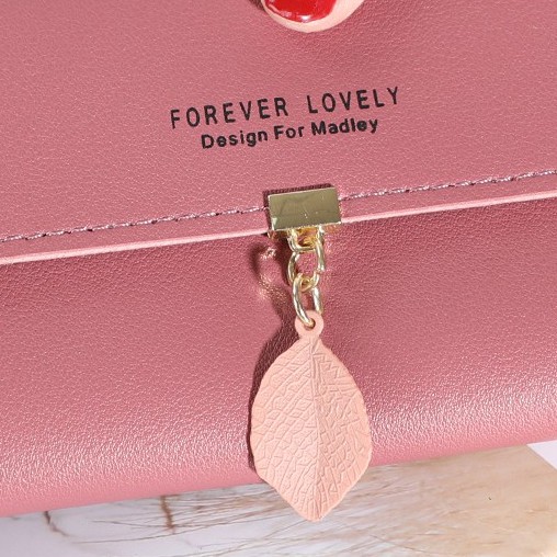 Ví Dài Dự Tiệc Chiếc Lá Cầm Tay FOREVER YOUNG Siêu Cá Tính