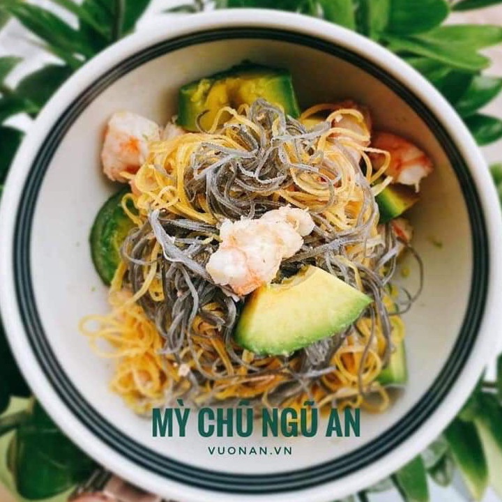 Mỳ chũ rau củ Baker Baking, mì ngũ sắc 5 màu cho người healthy, tập luyện, ăn kiêng, eatclean, mẹ bầu, em bé