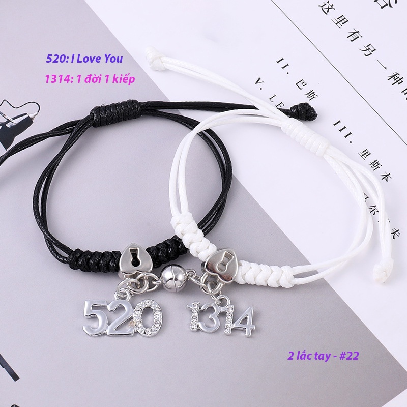 Lắc tay Bella925 vòng tay đôi dây rút điều chỉnh theo cỡ tay phù hợp cho cặp đôi và bạn thân