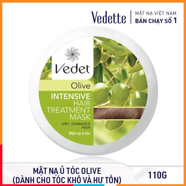 🥑 MẶT NẠ Ủ TÓC OLIVE 110g VEDETTE