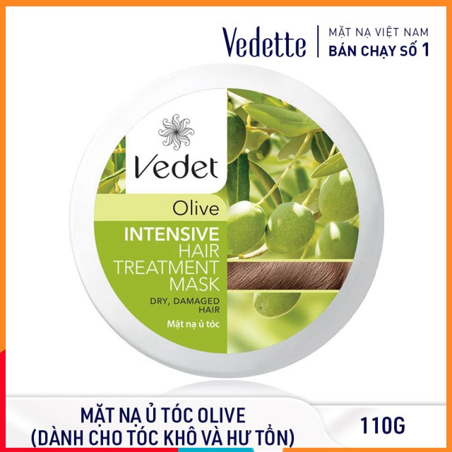 🥑 MẶT NẠ Ủ TÓC 110g CÁC LOẠI VEDETTE