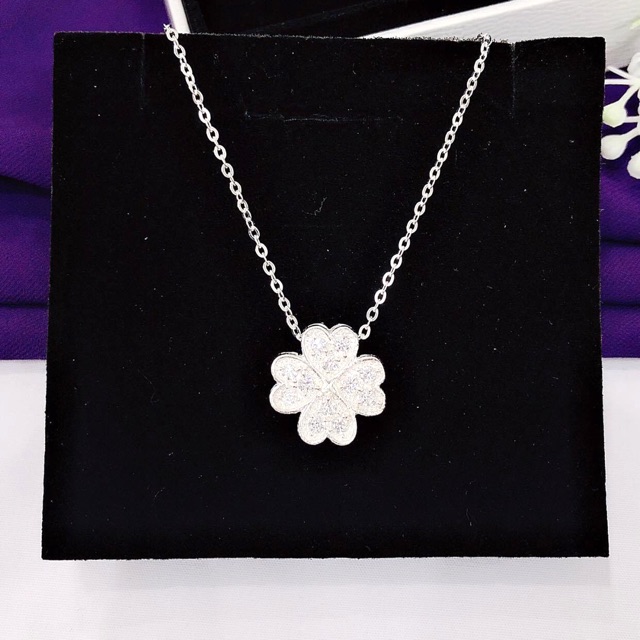 Dây chuyền nữ liền mặt bạc cao cấp 925