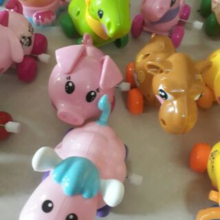 đồ chơi con thú có dây cót