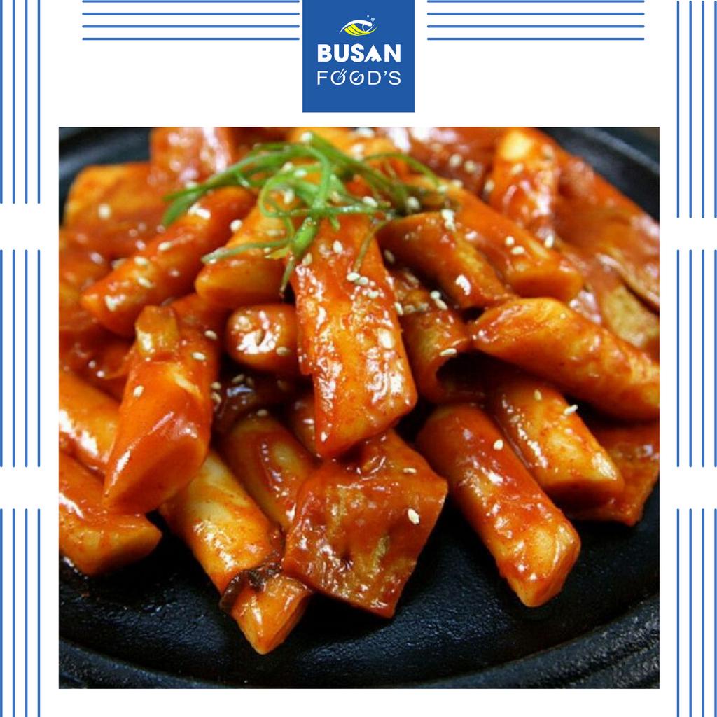 Bánh gạo hàn quốc tokbokki dày dai deo thơm nức mũi truyền thống 500gr