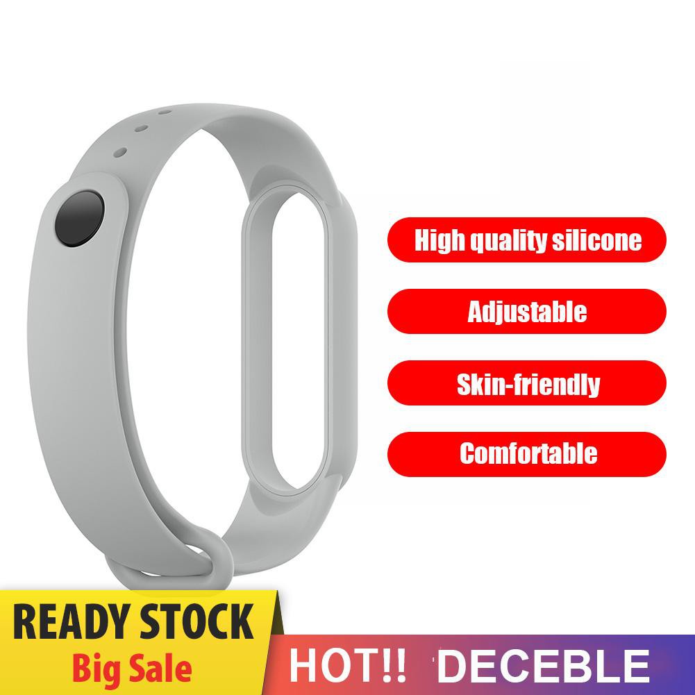 Deceble Silicone Strap for Xiaomi Miband 5/NFC Smart Band Replacement Bracelet Belt