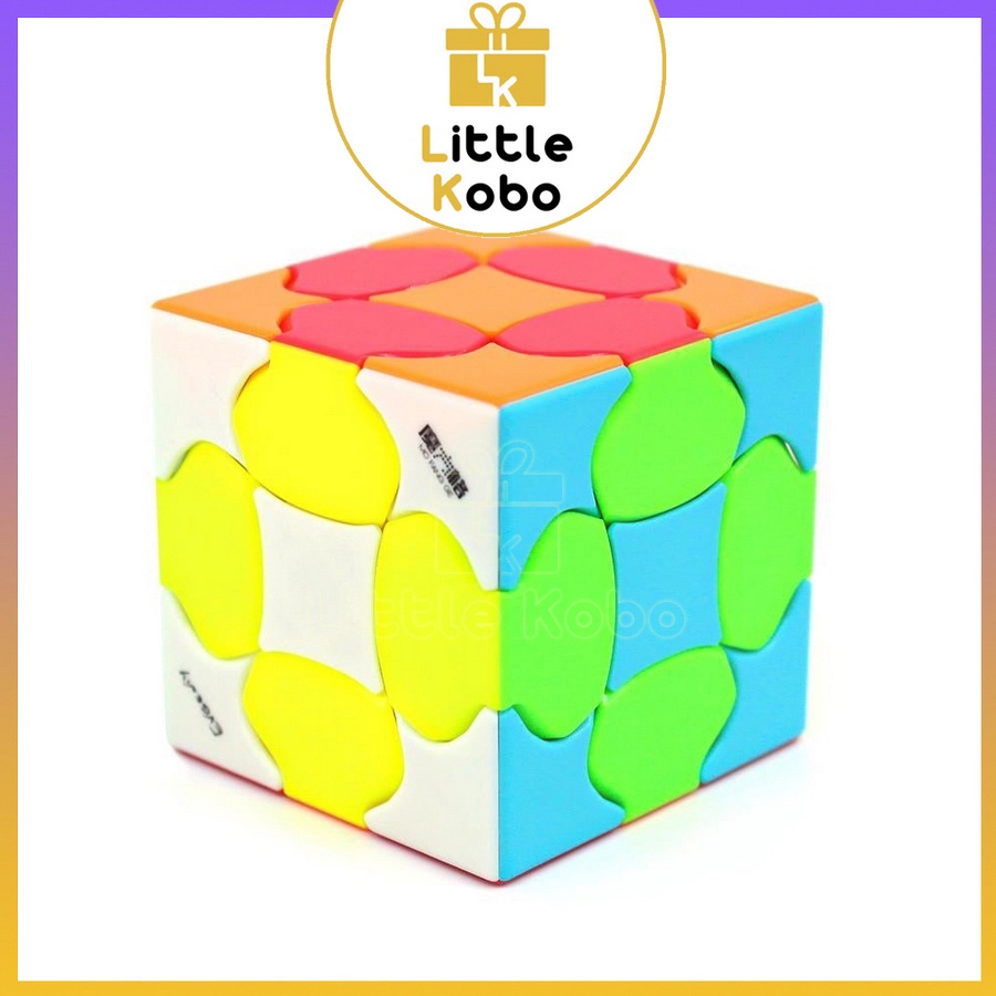 Rubik Biến Thể 3x3 QiYi Fluffy Cube Rubic 3 Tầng Stickerless