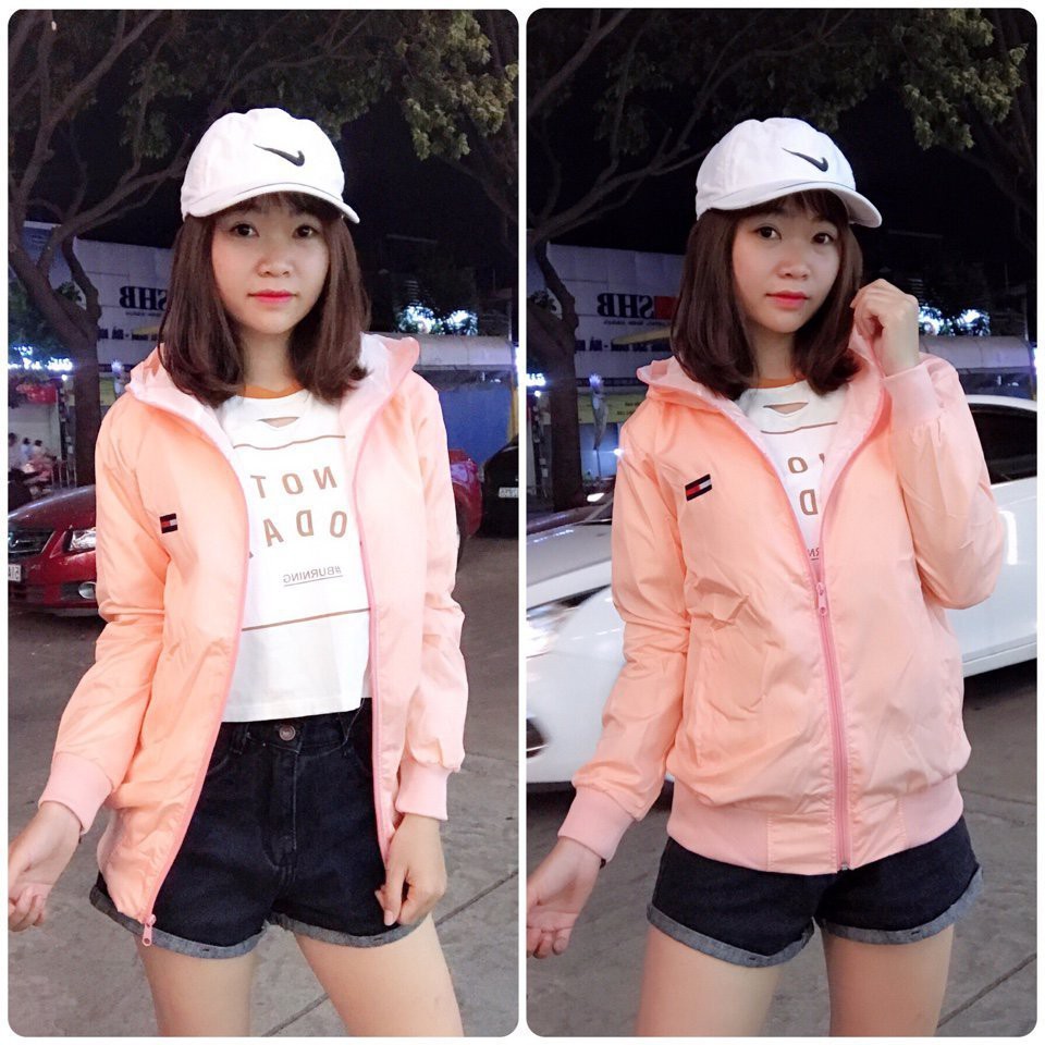 [S02] Áo khoác nữ Áo khoát nữ gió dù 2 lớp chống nắng T.O.M phối đẹp mẫu mới-A190 | BigBuy360 - bigbuy360.vn