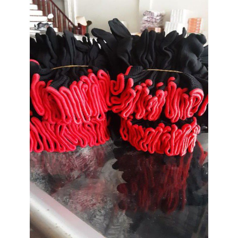 12 đôi găng tay MÚT đen-xám