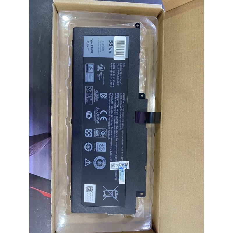 Pin Dell INSPIRION 7537 (PIN ZIN NEW 100%),7737,7746,F7HVR,G4YJM,T2T3J,062VNH0