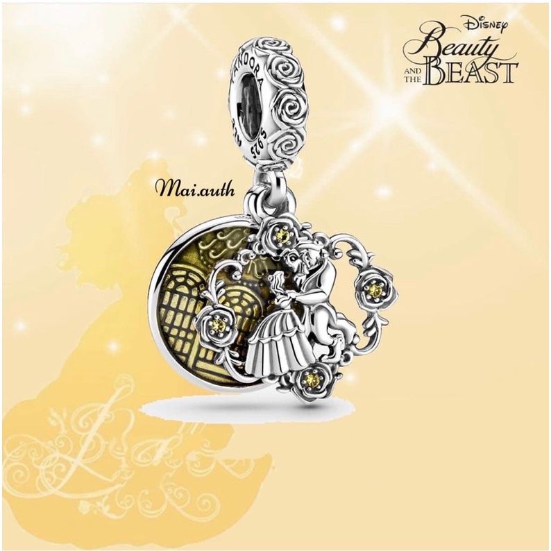 Charm bạc Pandora Disney người đẹp Belle