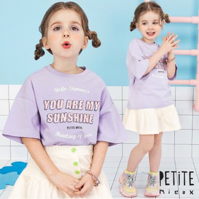 Set Petite Mieux VN xuất Hàn dư xịn cho bé gái