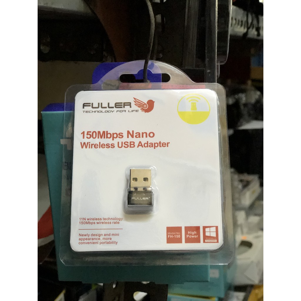 USB thu WiFi FULLER FH150 150Mbps Nano - Hàng Chính Hãng - Bảo hành 24 tháng