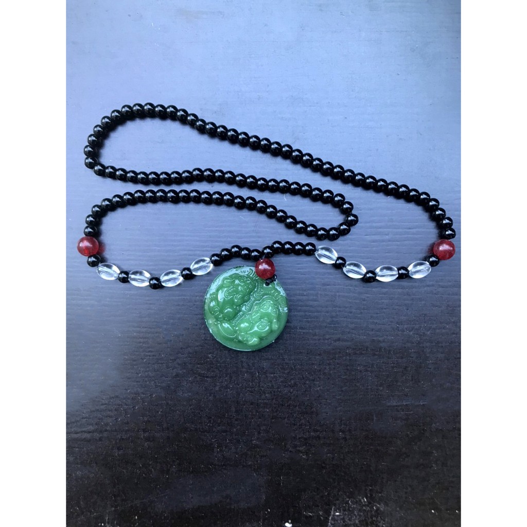 Dây Chuyền Đá, Phong Thủy Tài Lộc Đầy Nhà, Tỳ Hưu, Siêu Đẹp, Siêu Rẻ.