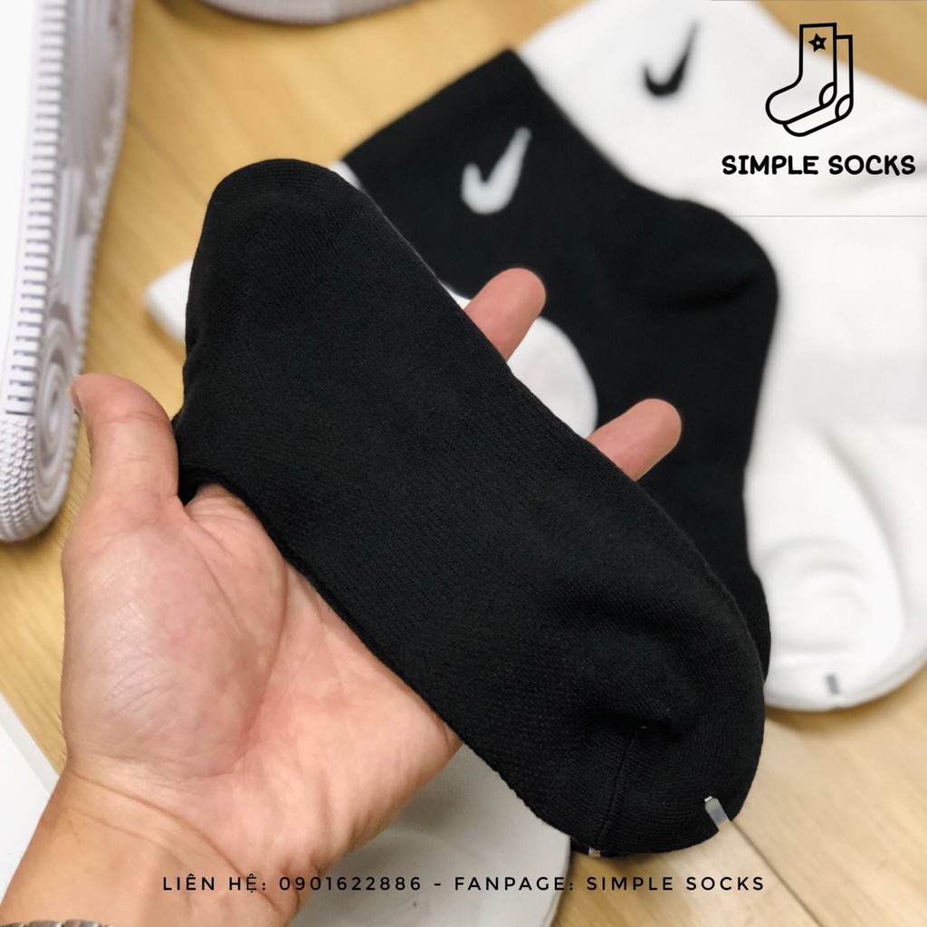 Vớ Nike Cổ Lửng FREESHIPTất Nam Nữ Nike Unisex Chính Hãng- Chống Hôi Chân Giá Rẻ Cotton Thoáng Mát