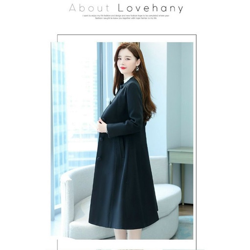 Áo Dạ Nữ Dáng Dài - Áo Khoác Cổ Đứng Dáng Xoè Cao Cấp Quảng Châu Siêu Ấm Sang Trọng | BigBuy360 - bigbuy360.vn