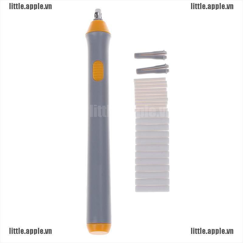 [Little] Electric Eraser Battery Operated Automatic Pencil Eraser Kit w/ 22 Refills Gift [VN]