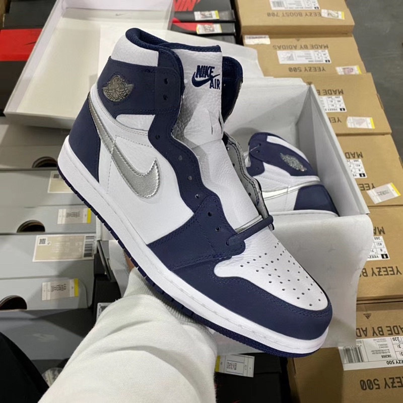 giày Air Jordan 1 hing Midnight navy | bản cao cấp