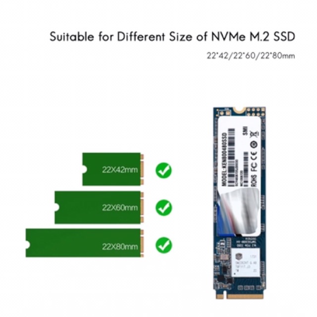 SSD Box chuyển M.2 NVMe SSD PCIe sang ổ cứng di động - SSK HE-C327 chuẩn Type-C và USB 3.0 - 10Gbps M2