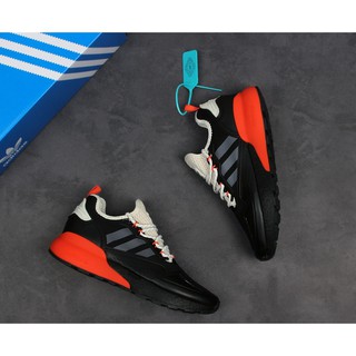 Giày Thể Thao Nam Zx 2K Boost đen đỏ hàng chuẩn, giày boost thật hàng cao cấp