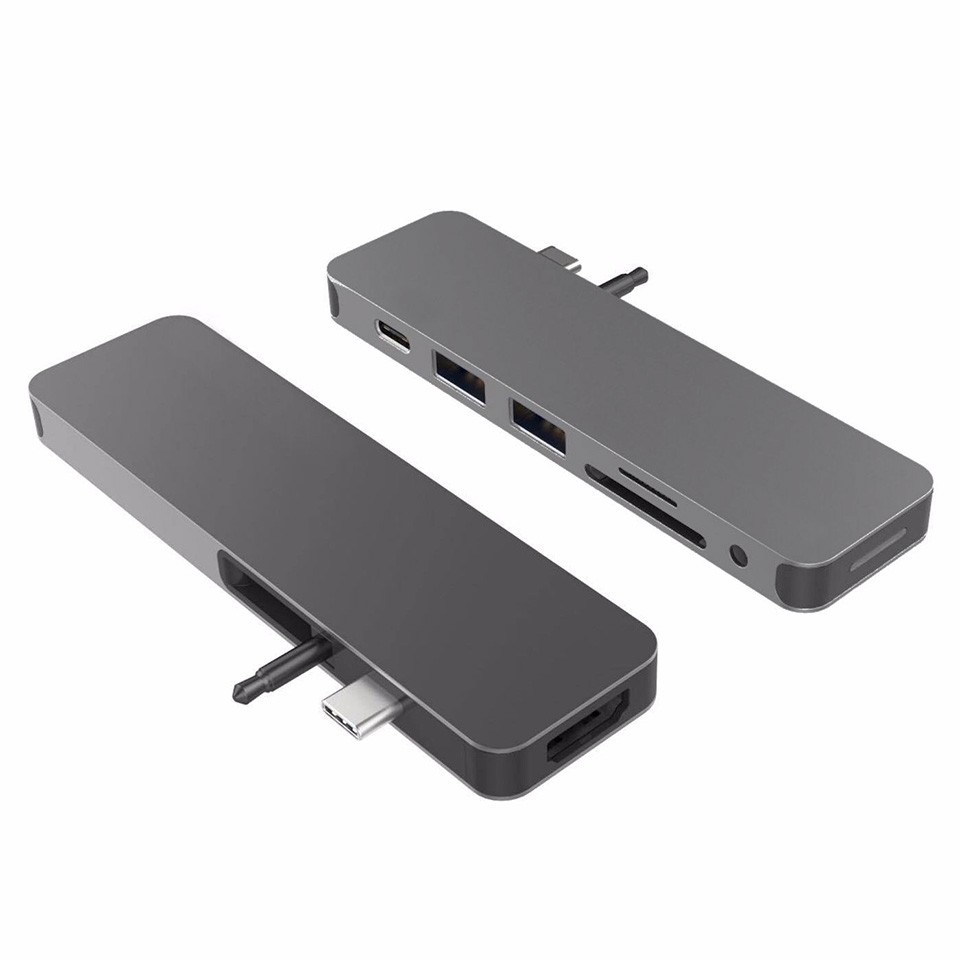 Cổng chuyển HyperDrive 7-in-1 Solo USB-C Hub cho Macbook, PC &amp; Devices - GN21D - Phân Phối Chính Hãng