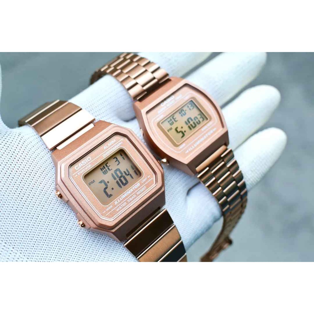 Đồng hồ nam nữ cặp đôi Casio Rose vẻ đẹp đôi mươi