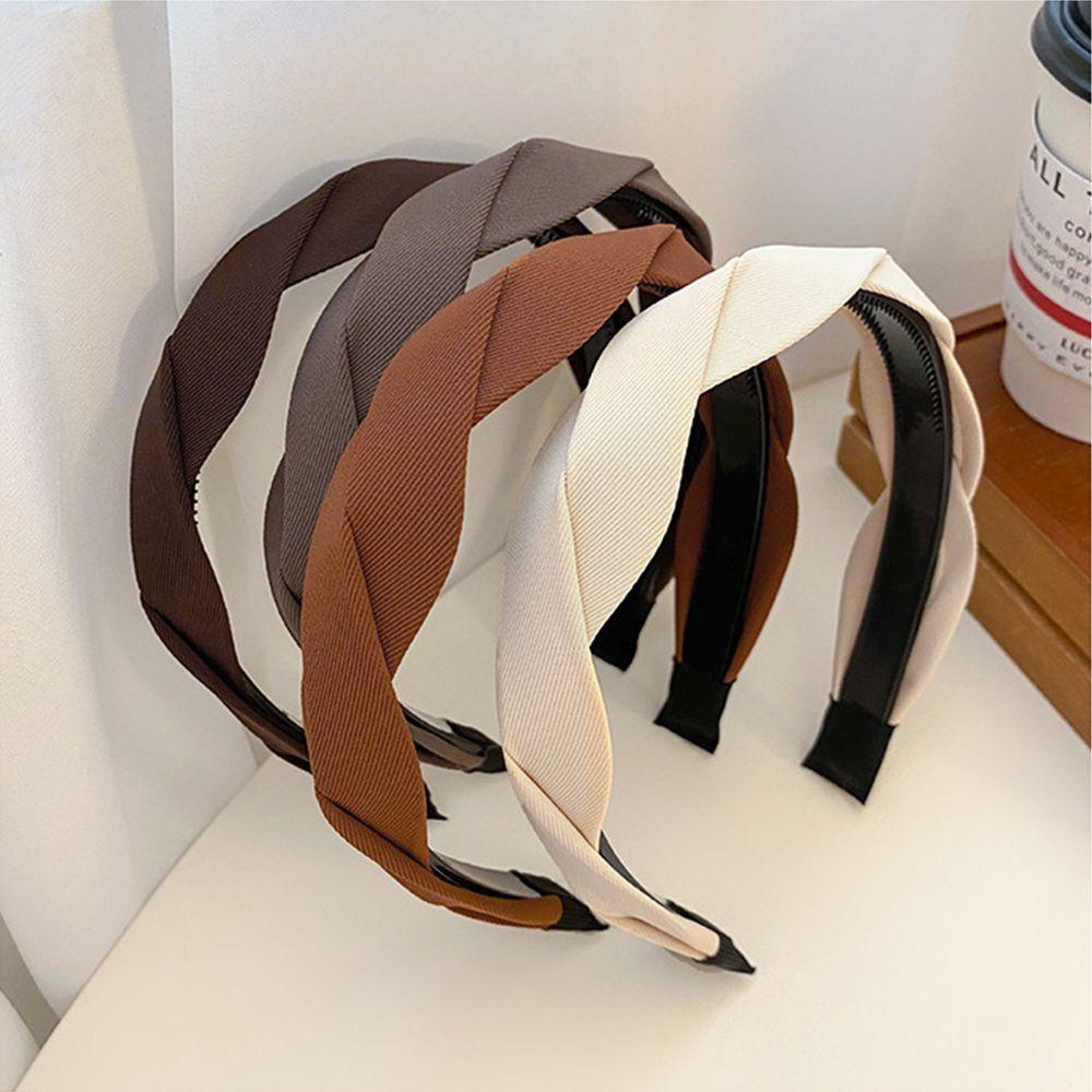 VANES1 Băng Đô Cài Tóc Bằng Polyester Chống Trượt Tiện Dụng Cho Nữ