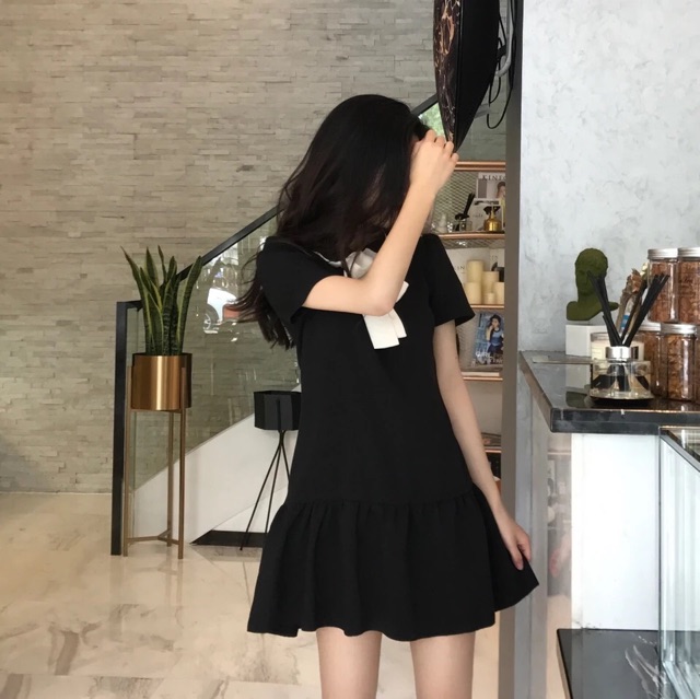 (1kg)Váy đuôi cá cổ nơ Ulzzang | BigBuy360 - bigbuy360.vn