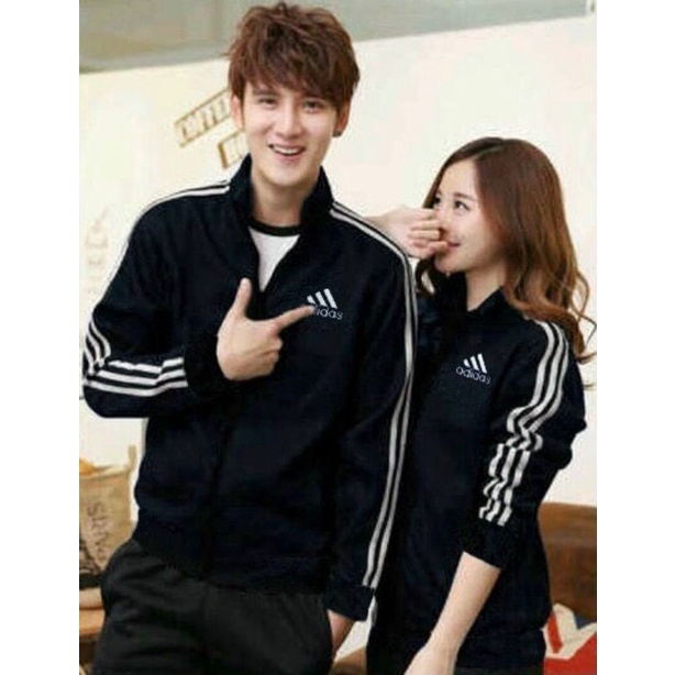 💥 ÁO KHOÁC THỂ THAO ADIDAS 3 SỌC NAM - NỮ BIGSIZE 90KG CHẤT THUN POLY NHẬT 2 DA CO GIÃN 4 CHIỀU