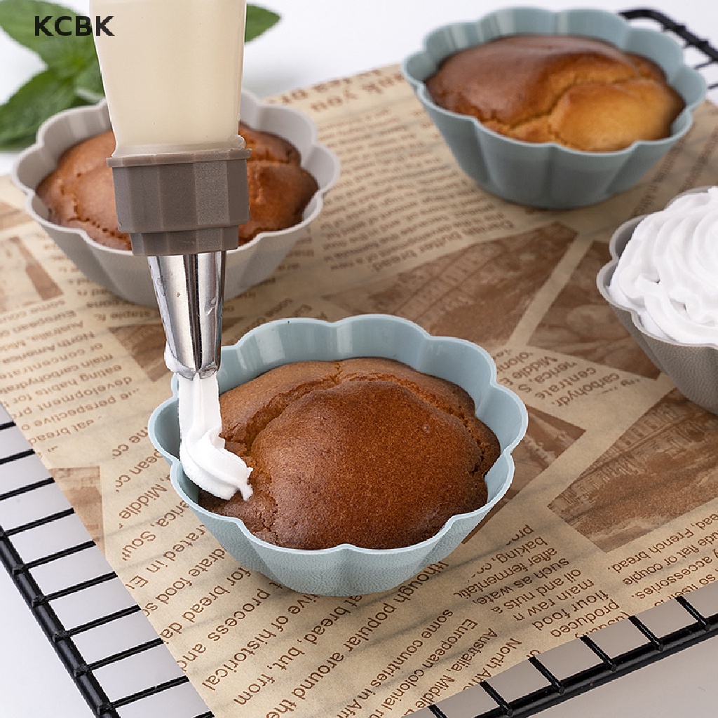 Khuôn Silicone Làm Bánh Muffins Và Bánh Kem Tái Sử Dụng Tiện Lợi