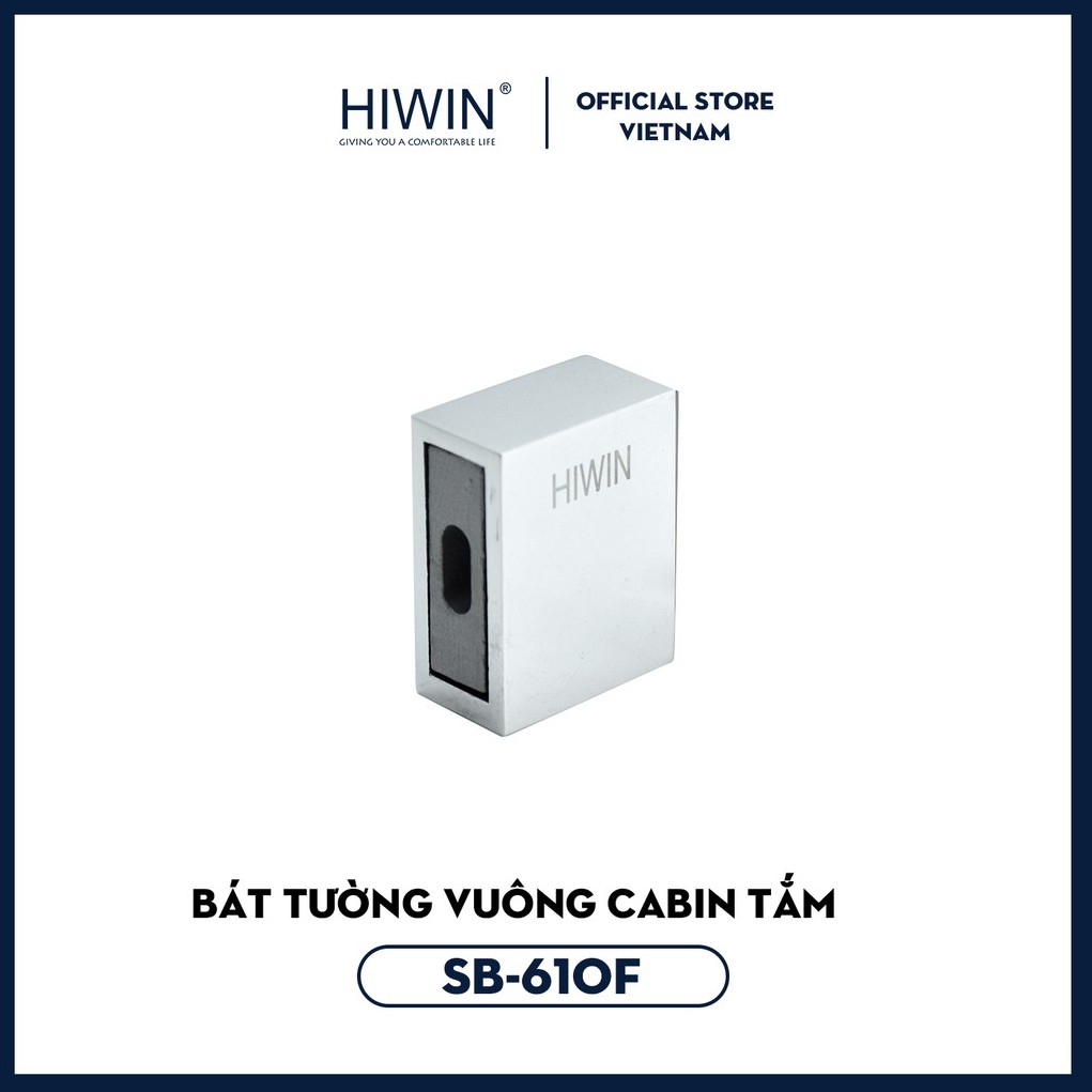 Bát tường cabin tắm inox 304 chống gỉ mặt gương Hiwin SB-610F 10*30mm