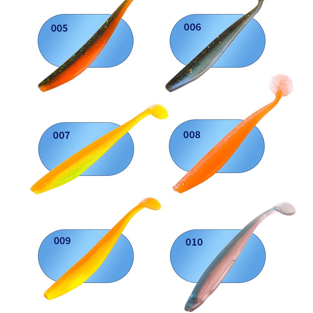 Set 4 Mồi Câu Cá Giả Bằng Nhựa Mềm 14cm 16cm 6g 13g