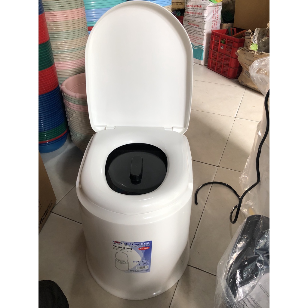 Bô Vệ Sinh Cho Người Già - Bồn Cầu Di Động chính hãng SongLongPlastic
