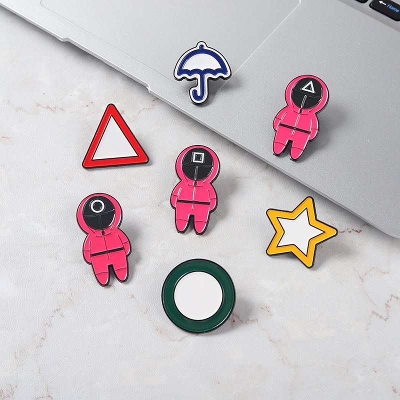 Huy hiệu cài áo QIHE JEWELRY phong cách phim truyền và TV hình trang trí trang phục/ làm quà tặng bạn bè