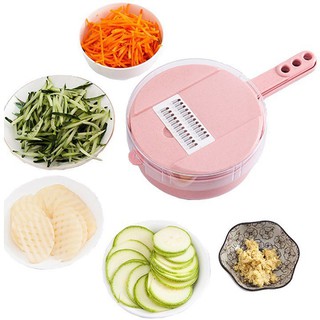 Bộ Nạo Củ Quả Lúa Mạch Đa Năng, Dụng Nhà Bếp Thông Minh (Dụng Cụ Bào Sợi, Thái Lát, Cắt Rau Củ Quả Đa Năng