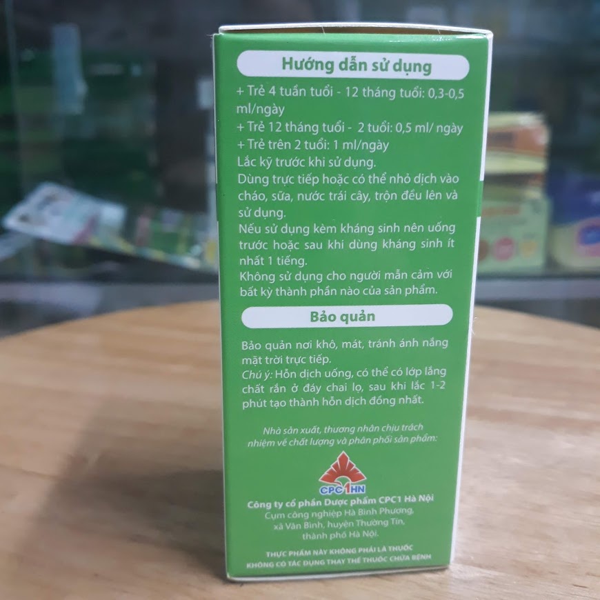 Men vi sinh nhỏ giọt Novofido bổ sung lợi khuẩn, giảm rồi loạn tiêu hoá, giảm khóc dạ đề